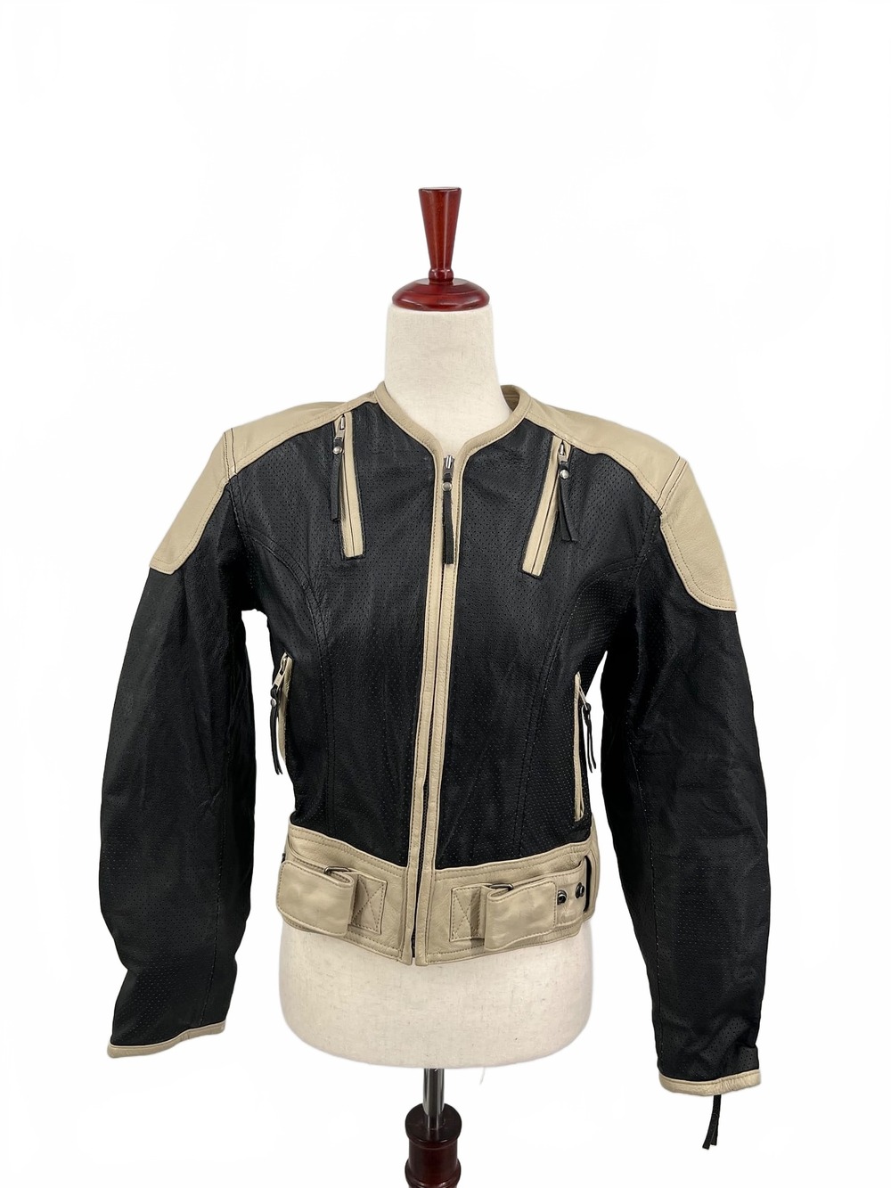 Harley-Davidson Black Leather Motorcycle Jacket | XS Regular